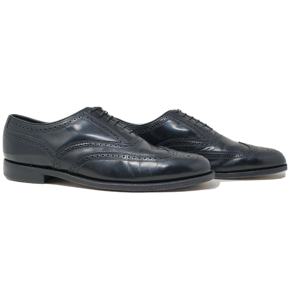 Florsheim Lexington Black Leather Oxford Wingtip